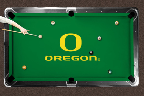Oregon Ducks Logo Pool Table Felt