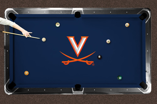 Virginia Cavaliers Logo Pool Table Cloth