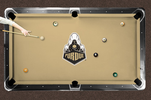 Purdue Boilermakers Logo Pool Table Felt