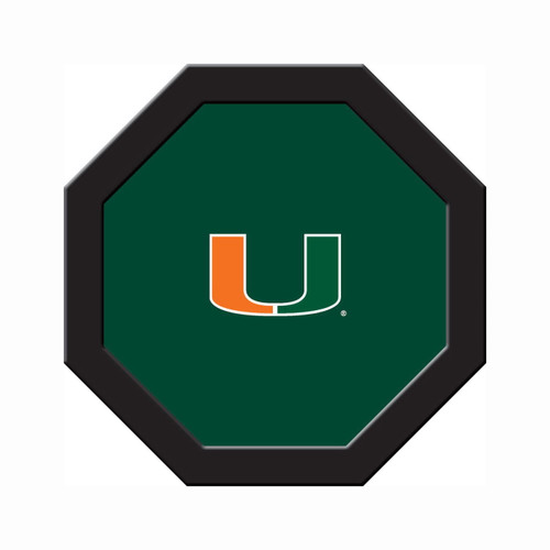 Miami Hurricanes 48" x 48" Poker Table Felt