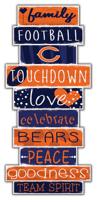 Chicago Bears Celebrations Stack Sign