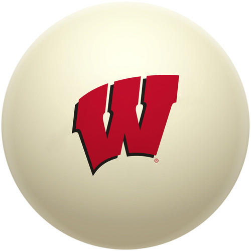 Wisconsin Badgers Billiard Cue Ball
