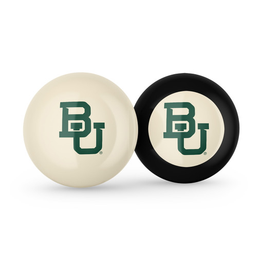 Baylor Bears Billiard Cue Ball & 8 Ball Combo