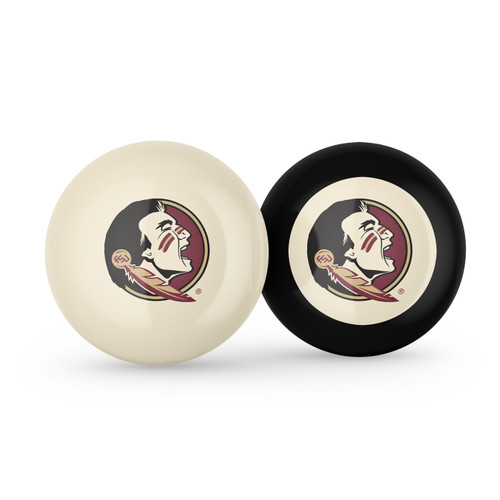 Florida State Seminoles Billiard Cue Ball & 8 Ball Combo