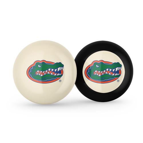 Florida Gators Billiard Cue Ball & 8 Ball Combo