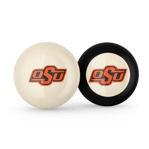 Oklahoma State Cowboys Billiard Cue Ball & 8 Ball Combo