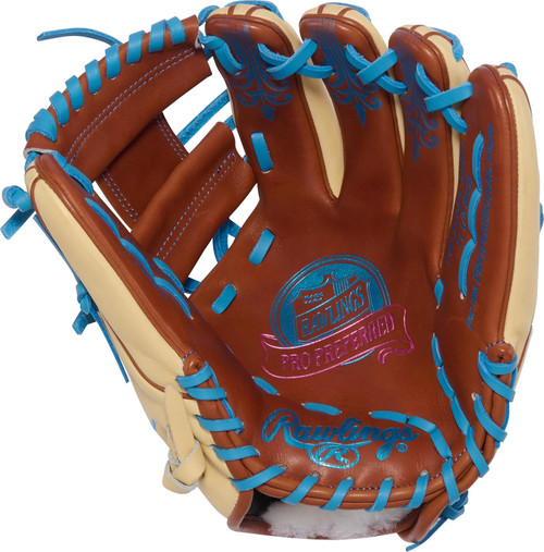 Rawlings Pro Preferred 11.5" Baseball Glove - Right Hand Throw - Brown/Camel/Blue