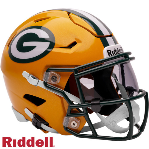 Green Bay Packers SpeedFlex Mid-Size Football Helmet