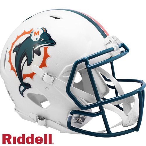 Miami Dolphins Speed Authentic 97-12 Throwback Football Helmet