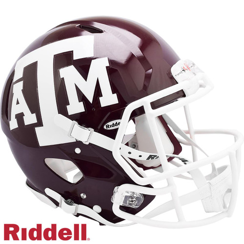 Texas A&M Aggies Speed Authentic Maroon Football Helmet