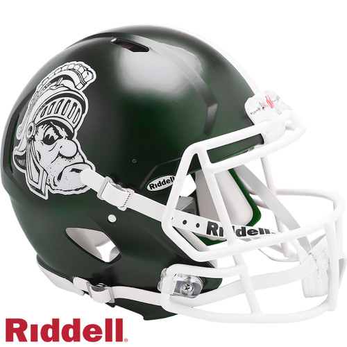 Michigan State Spartans Speed Authentic Gruff Sparty Football Helmet