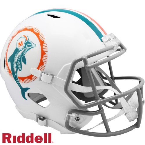 Miami Dolphins Speed Collectible 1972 Throwback Football Helmet