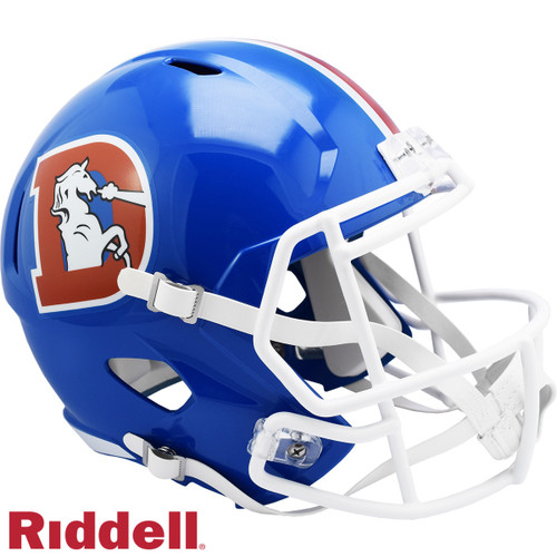 Denver Broncos Speed Collectible 75-96 Throwback Football Helmet