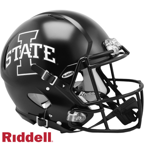 Iowa State Cyclones Speed Authentic Satin Black Football Helmet