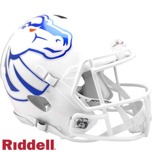 Boise State Broncos Speed Authentic 2024 White Football Helmet