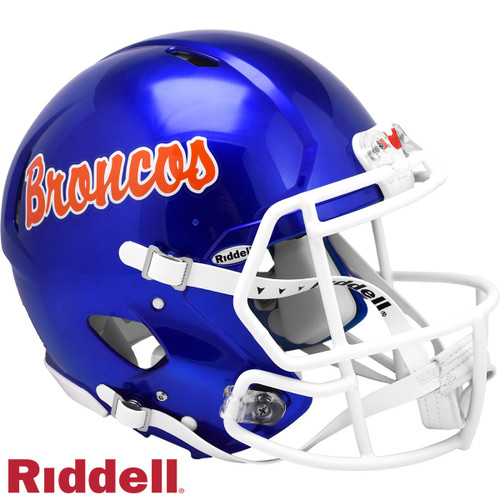 Boise State Broncos Speed Authentic Script Football Helmet