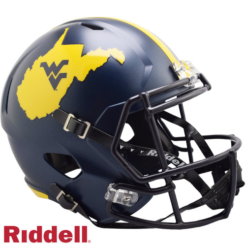 West Virginia Mountaineers Speed Collectible Country Roads Football Helmet