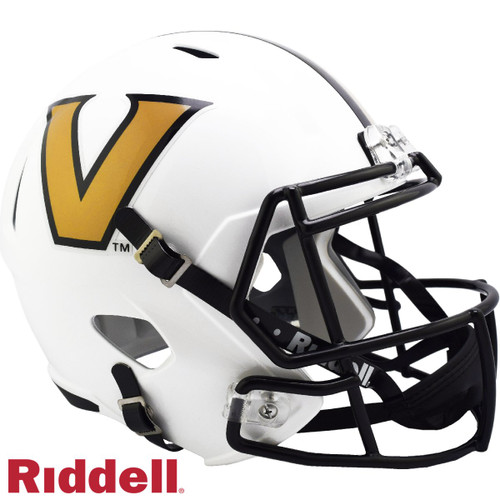 Vanderbilt Commodores Speed Collectible White Football Helmet