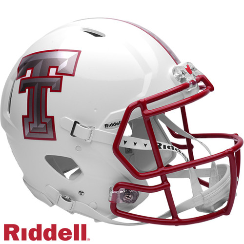 Texas Tech Red Raiders Speed Authentic Galvanized Football Helmet