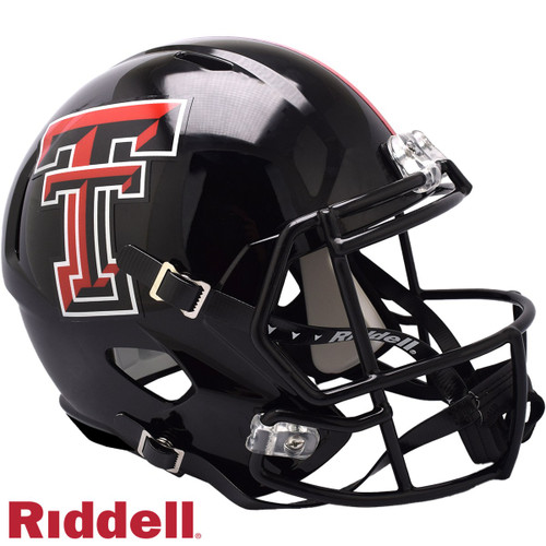 Texas Tech Red Raiders Speed Collectible Black Football Helmet