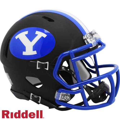 BYU Cougars Speed Mini Matte Black 2020 Football Helmet