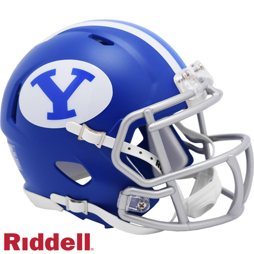 BYU Cougars Speed Mini Royal Football Helmet