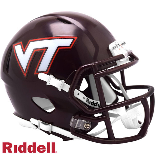 Virginia Tech Hokies Speed Mini Maroon Football Helmet