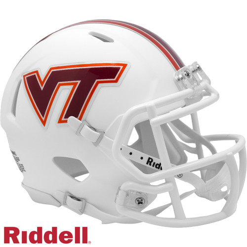 Virginia Tech Hokies Speed Mini White Football Helmet