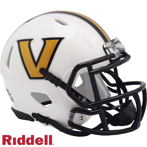 Vanderbilt Commodores Speed Mini White Football Helmet