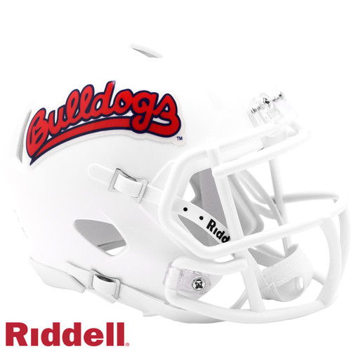 Fresno State Bulldogs Speed Mini White Football Helmet