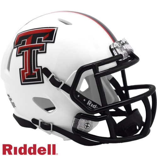 Texas Tech Red Raiders Speed Mini White Football Helmet