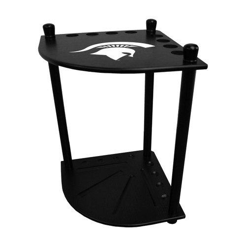 Michigan State Spartans Corner Pool Cue Rack