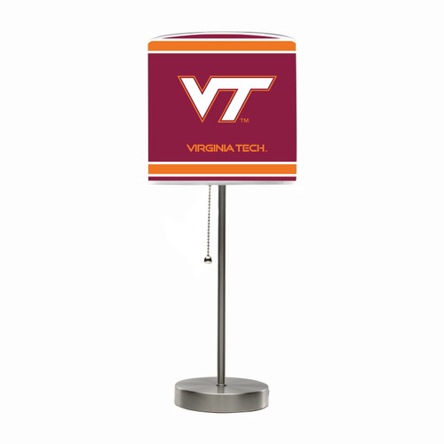 Virginia Tech Hokies Chrome Lamp