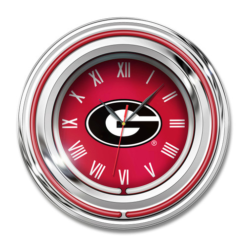 Georgia Bulldogs 15" Neon Clock