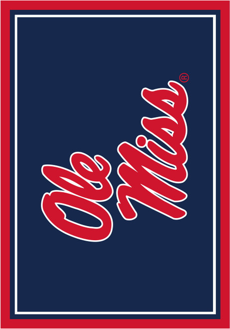 Mississippi Rebels 3' x 4' Entry Rug