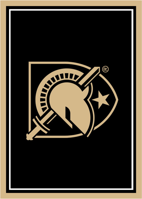 Army Black Knights Spirit Area Rug