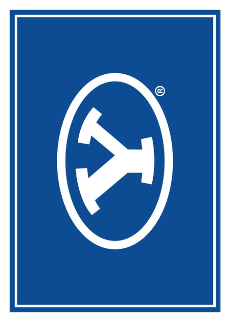 BYU Cougars Spirit Area Rug