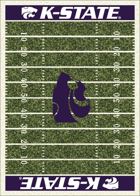Kansas State Wildcats Homefield Area Rug