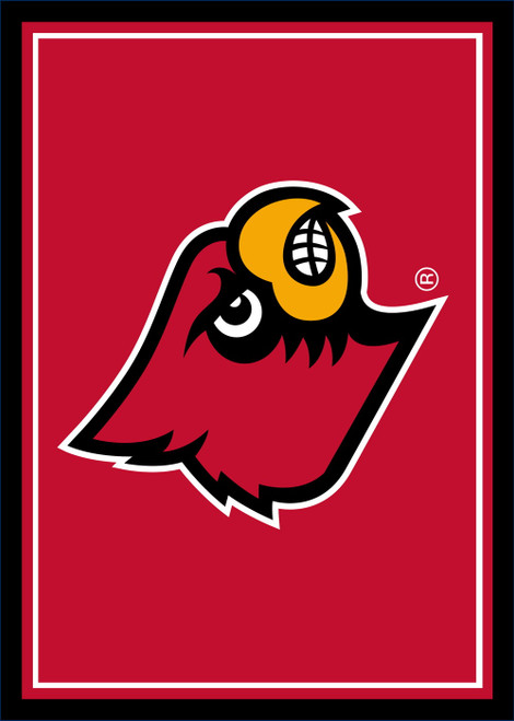 Louisville Cardinals Spirit Area Rug