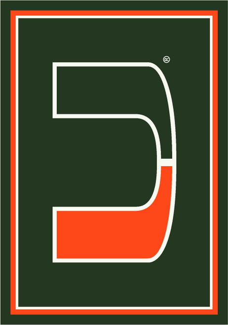 Miami Hurricanes Spirit Area Rug
