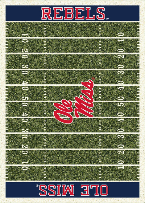 Mississippi Rebels Homefield Area Rug