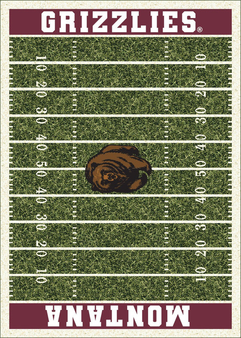 Montana Grizzlies Homefield Area Rug