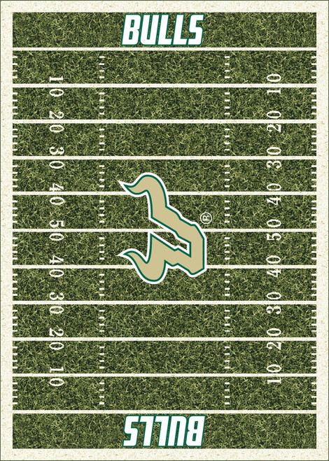 South Florida Bulls Homefield Area Rug