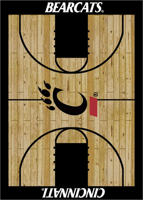 Cincinnati Bearcats Courtside Area Rug