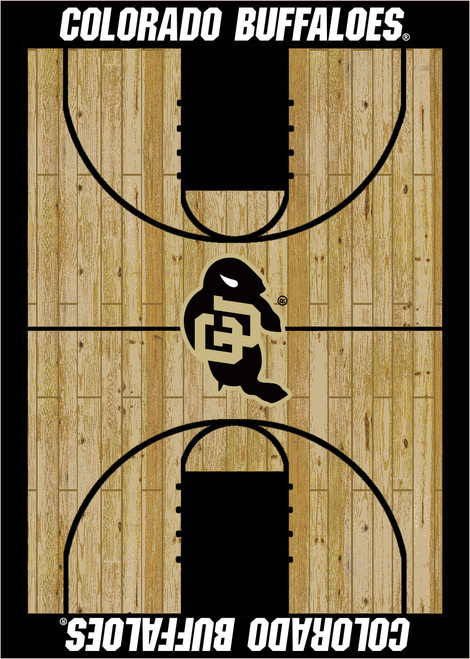 Colorado Buffaloes Courtside Area Rug