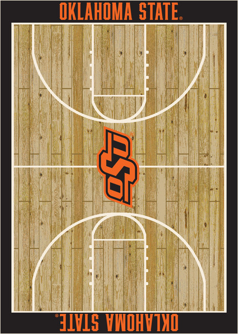 Oklahoma State Cowboys Courtside Area Rug