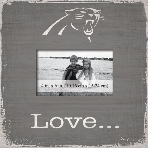 Carolina Panthers Love Picture Frame