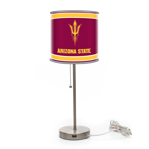 Arizona State Sun Devils Chrome Lamp