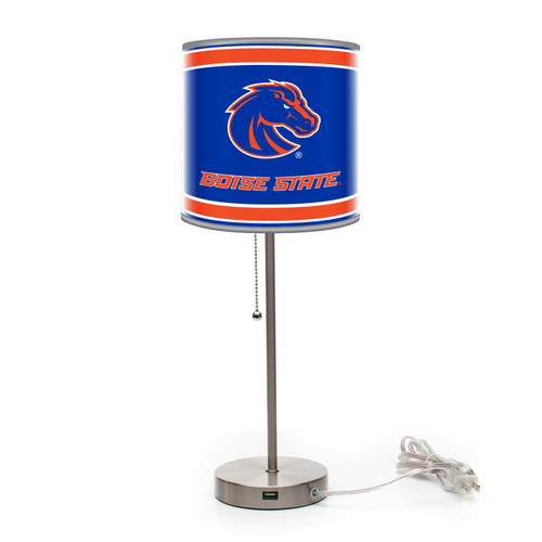 Boise State Broncos Chrome Lamp