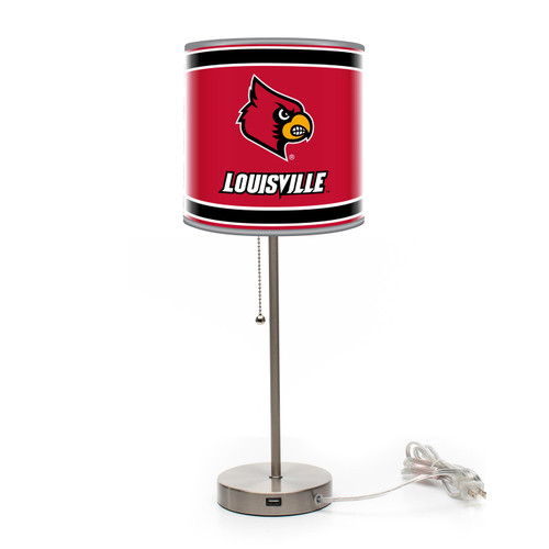 Louisville Cardinals Chrome Lamp